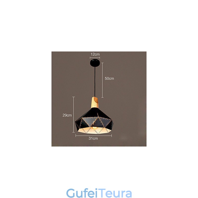 רטרו קלאסי מתכת אורות תקרה פשוט מנורות תליון בית קפה מנורת תליון