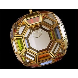 מנורת מרפסת מנורת מרפסת אקזוטית נברשת נחושת קטנה