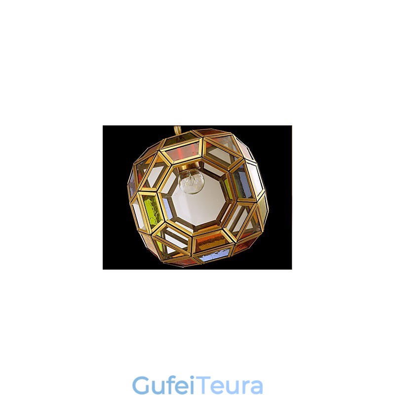 מנורת מרפסת מנורת מרפסת אקזוטית נברשת נחושת קטנה