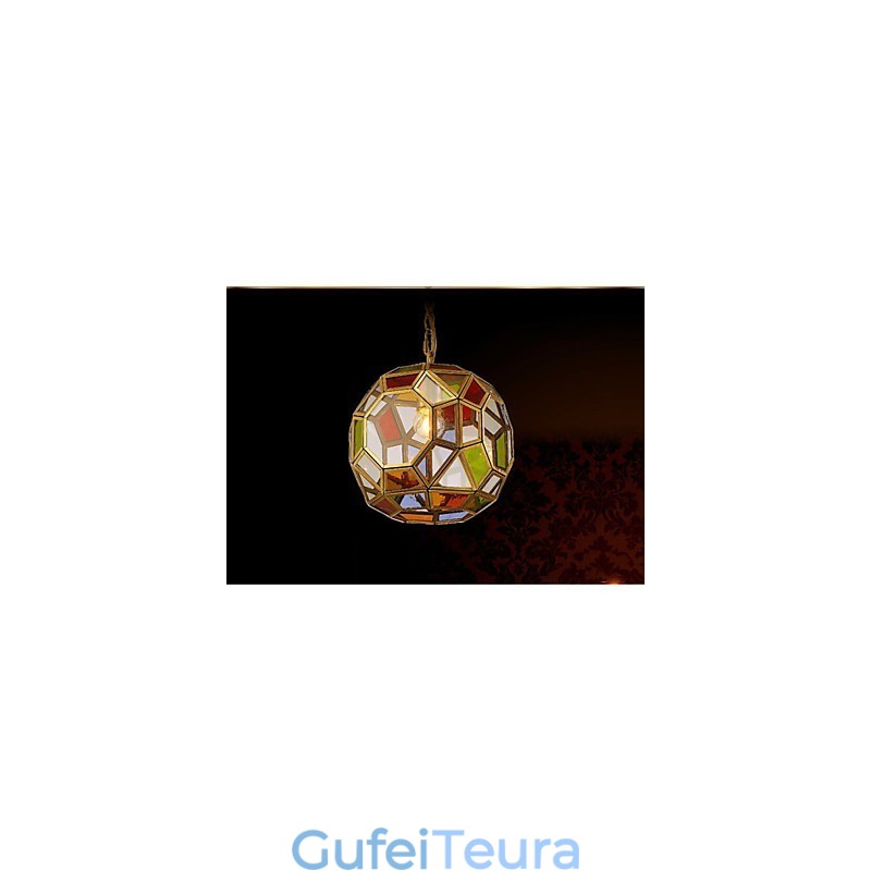 מנורת מרפסת מנורת מרפסת אקזוטית נברשת נחושת קטנה