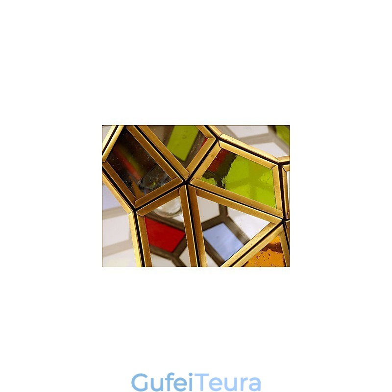 מנורת מרפסת מנורת מרפסת אקזוטית נברשת נחושת קטנה