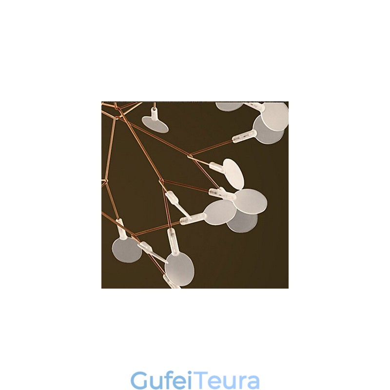 מעצבי מדינה נברשת מתכת פליז עתיקה