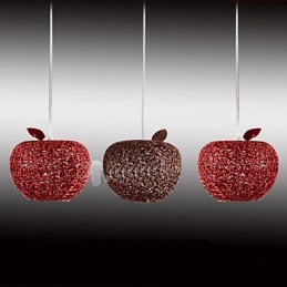 נברשת אלומיניום ארוגה עם שלוש מנורת ראש תפוח