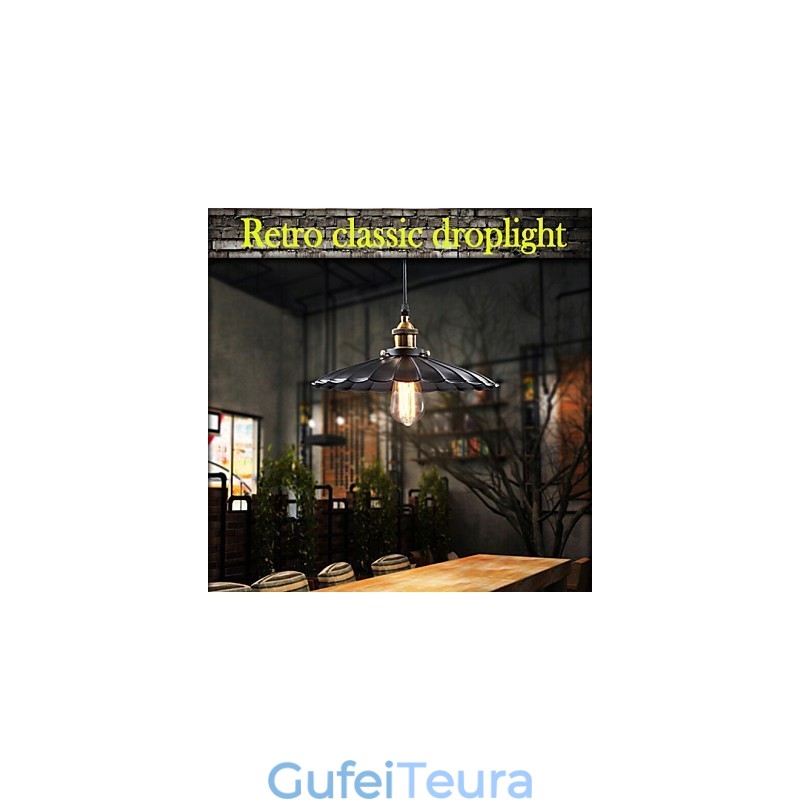 אור תליון בסגנון אירופאי רטרו קלאסי אמנות מתכת Droplight