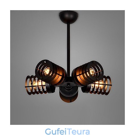 רטרו קלאסי מתכת אורות תקרה פשוט מנורות תליון בית קפה מנורת תליון