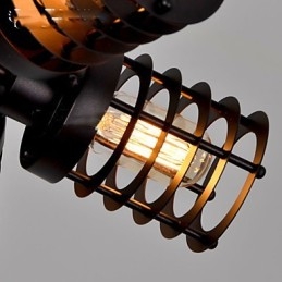 רטרו קלאסי מתכת אורות תקרה פשוט מנורות תליון בית קפה מנורת תליון