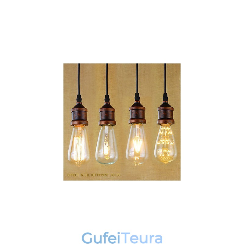 אורות תליון מסורתיים קלאסיים וינטג' רטרו קאנטרי מוסך מתכת