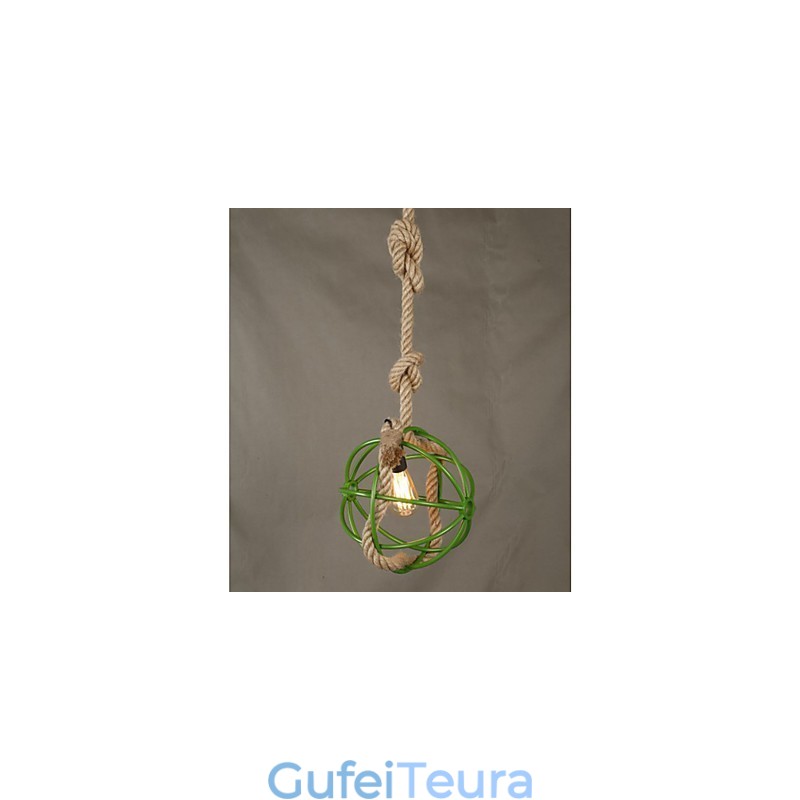 Retro Cafe Art Chandelier Chandelier Rope