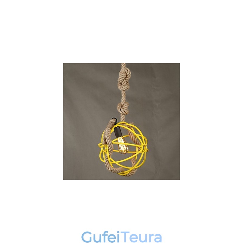Retro Cafe Art Chandelier Chandelier Rope