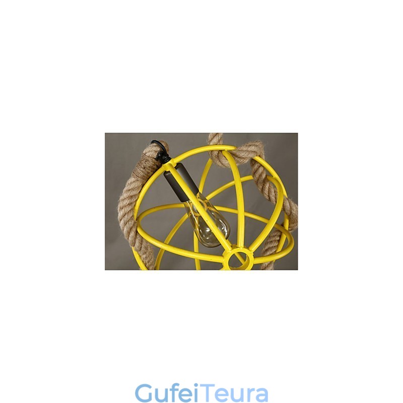 Retro Cafe Art Chandelier Chandelier Rope