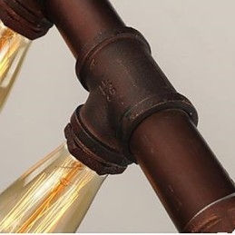 מרפסת תעשייתית כפרית אמריקאית לופט צינור צנרת