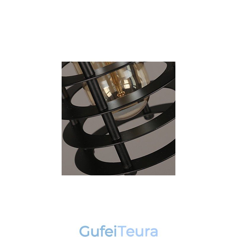 מעגל רטרו של מנורות ראש יחיד ופנסים אופי מנורת נברשת אמנותית